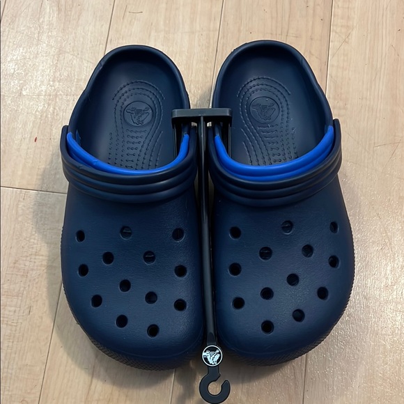CROCS Other - Blue Sandals with Two-Tone Design and Comfort